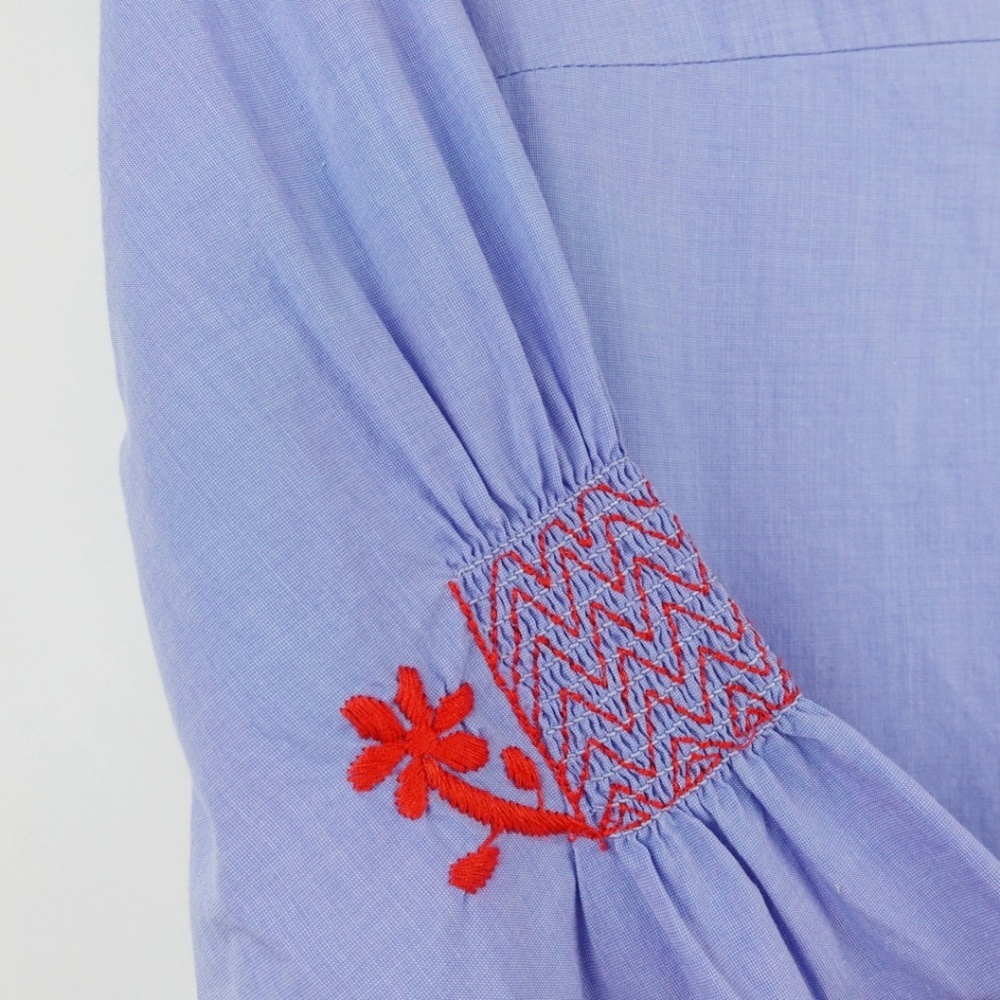 Madewell Embroidered Breeze Shift Dress - Picture 7 of 8